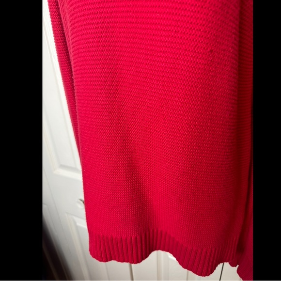 J.CREW Mercantile Classic Crewneck Sweater Red Wool Blends Knit Workwear - Picture 6 of 11